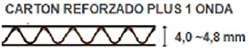 Cartón reforzado plus 1 onda 